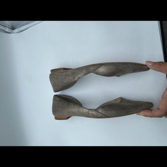 Mark Fisher LTD Sunny D’ Orsay Gold Flats sz 9.5 - Picture 4 of 8